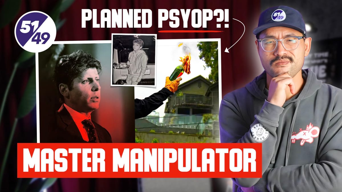 Sam Altman "Attacks" — He Knew It Was Coming?!